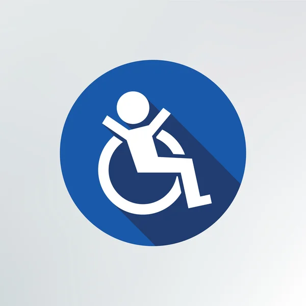 Icona disabilitata . — Vettoriale Stock