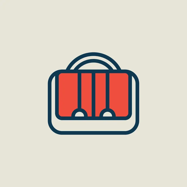 Briefcase icon. — Stock Vector