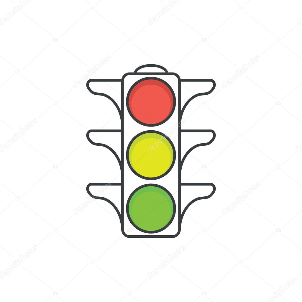 traffic light icon.