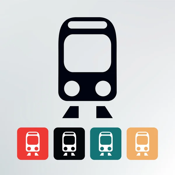 Train icon. — Stock Vector