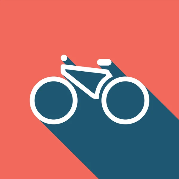 Fiets pictogram. — Stockvector