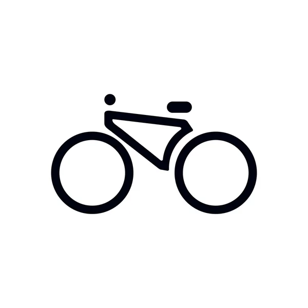 Fiets pictogram. — Stockvector