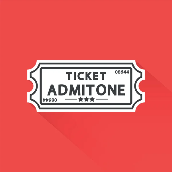 Ticket-Ikone. — Stockvektor