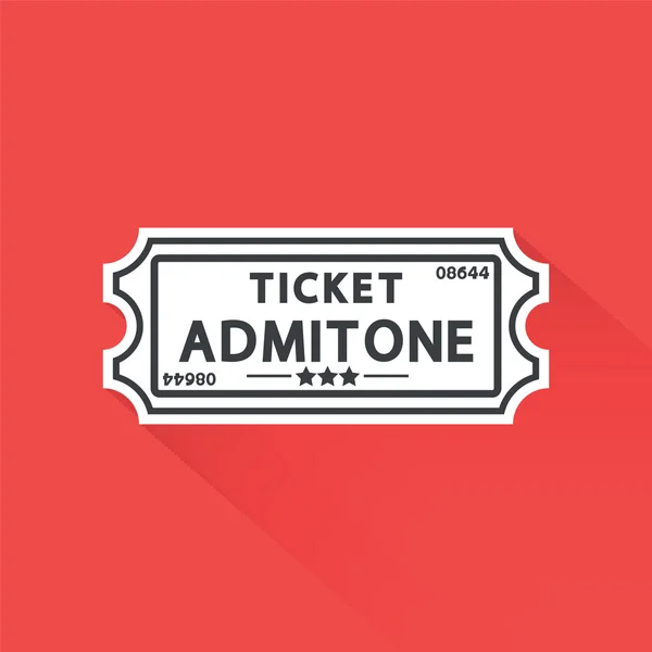 Ticketpictogram. — Stockvector