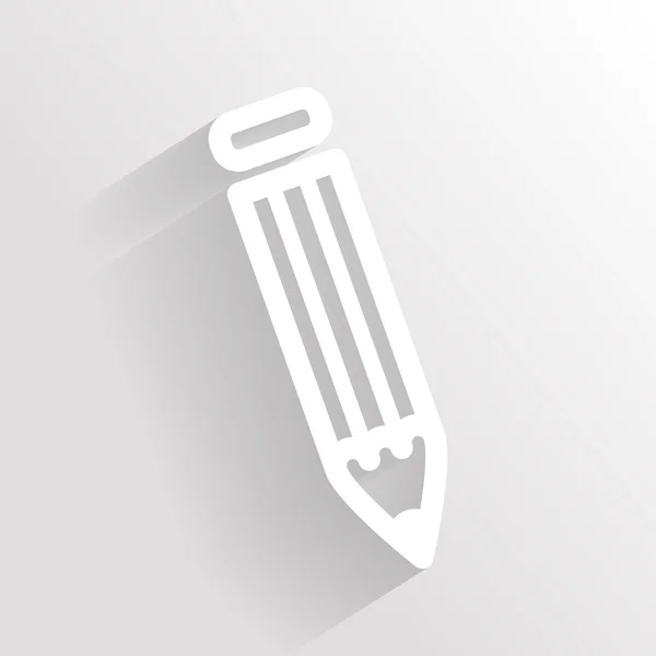 Icono de lápiz. — Vector de stock