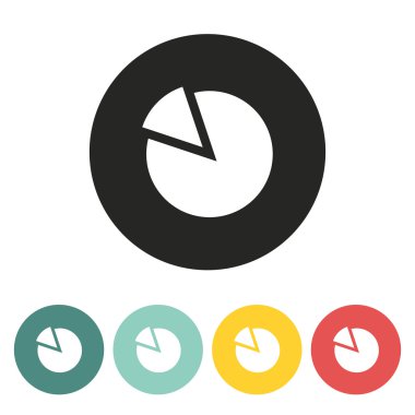 Grafik pasta simgesi.