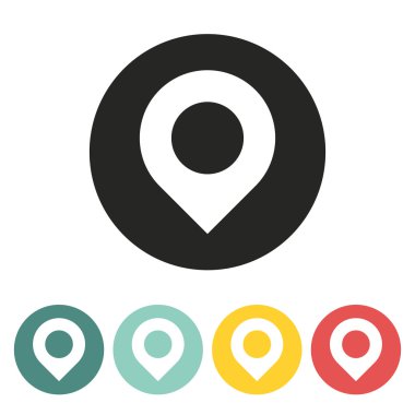 harita nokta simgesi.