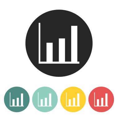 büyüme grafik simgesi.