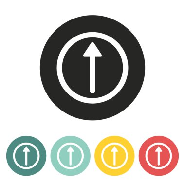 düz simgesini gidin.