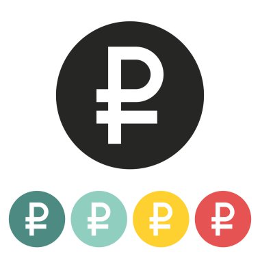 sembol Rublesi simgesini.