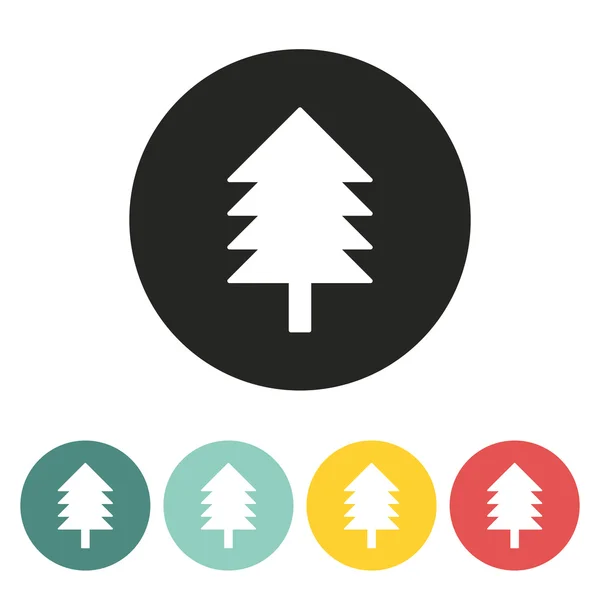Fir tree pictogram. — Stockvector