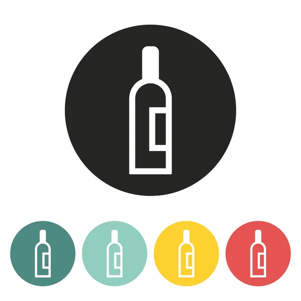 Icona della bottiglia . — Vettoriale Stock