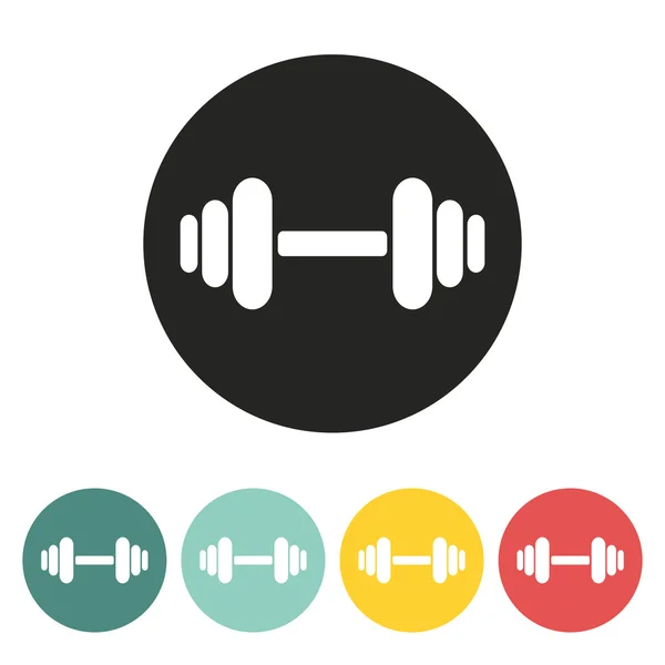 Barbell icon. — Stock Vector