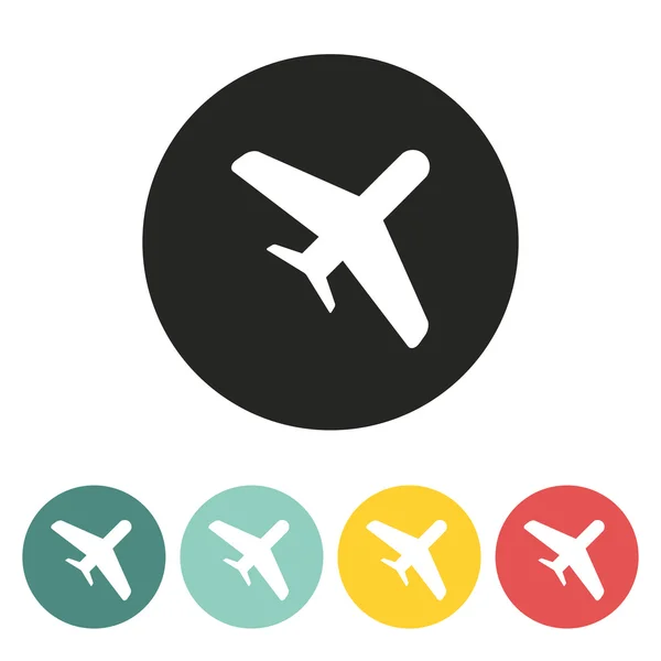 Airplane icon. — Stock Vector