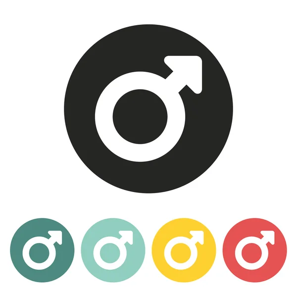 Male symbol icon. — Stock Vector