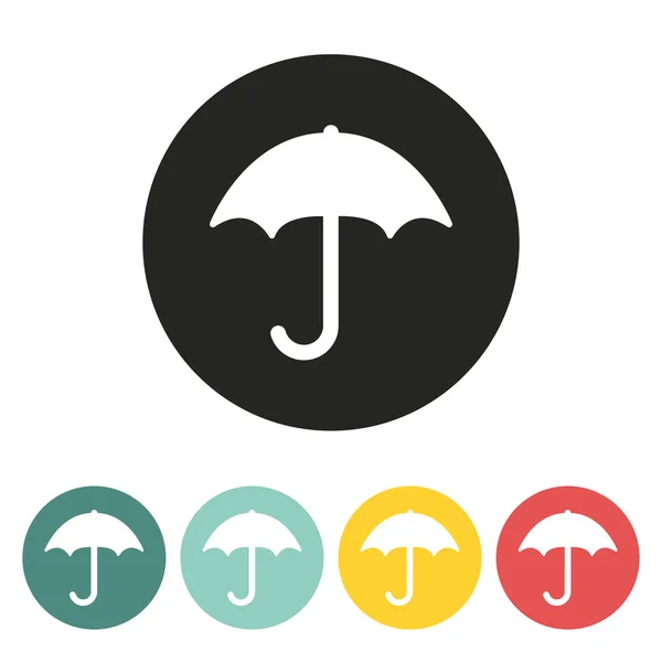 Regenschirm-Symbol. — Stockvektor