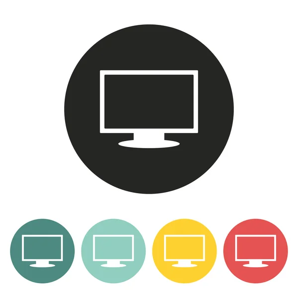 Icono de TV . — Vector de stock