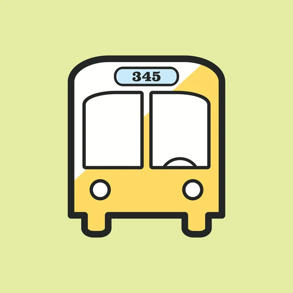 City bus icon. — Stock Vector