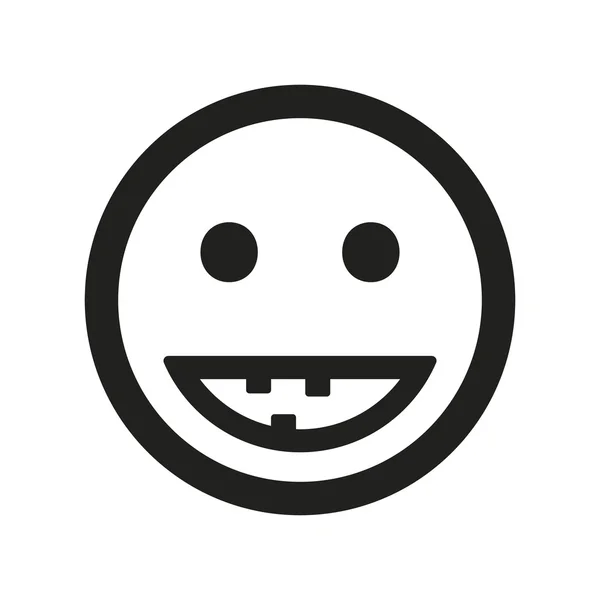 Smiley Face.vector ilustración . — Vector de stock