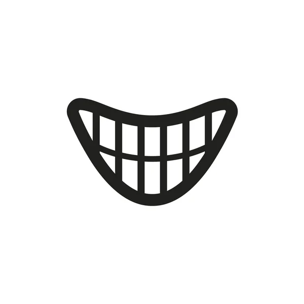 Sonrisa icon.vector ilustración . — Archivo Imágenes Vectoriales