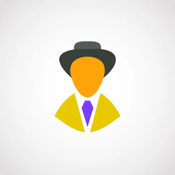 Hombre icon.vector ilustración . — Vector de stock