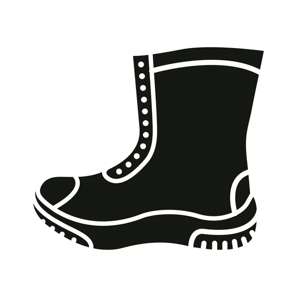 Boot icon.vector illustrazione . — Vettoriale Stock