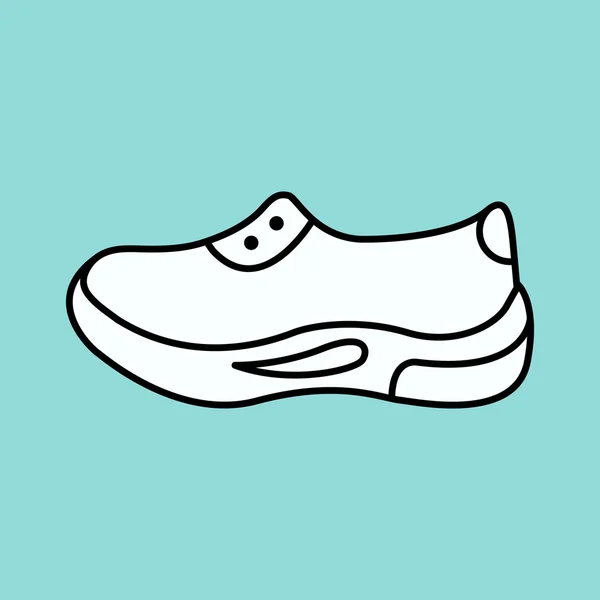 Scarpe icon.vector illustrazione . — Vettoriale Stock