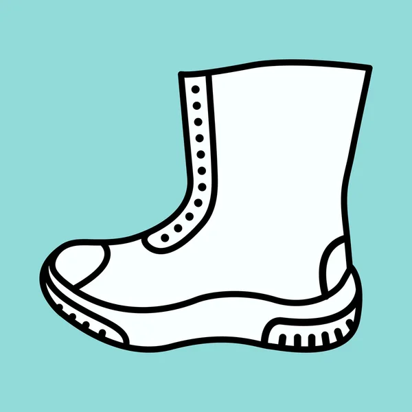 Boot icon.vector illustrazione . — Vettoriale Stock