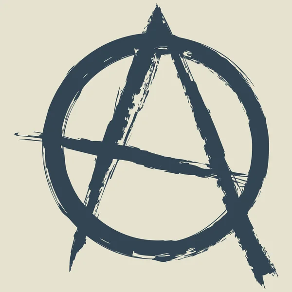Anarchy symbol.vector illusztráció. Vektor Grafikák