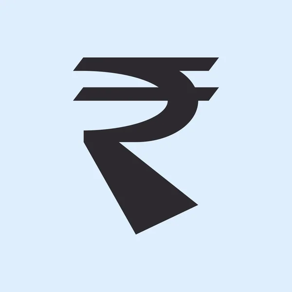 Indiai rúpia sign.vector illusztráció. — Stock Vector