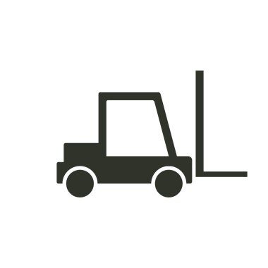 Forklift icon.vector illüstrasyon.