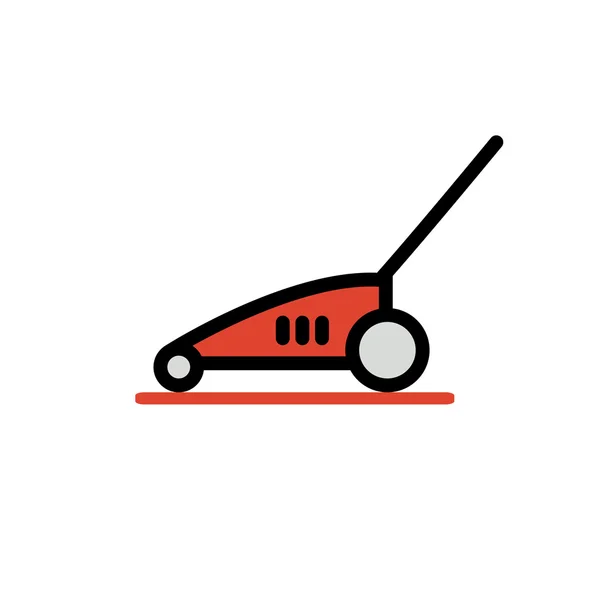 Çim mower.vector illüstrasyon. — Stok Vektör