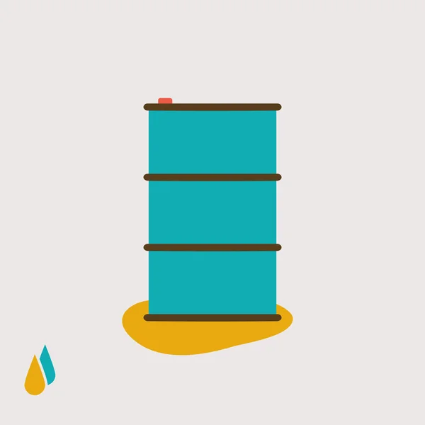 Barrel oil.vector Illustration. — Stockvektor