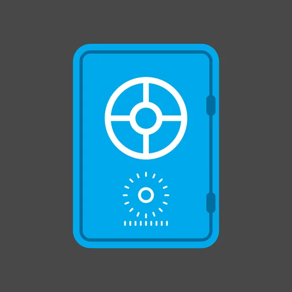 Veilige icon.vector afbeelding. — Stockvector