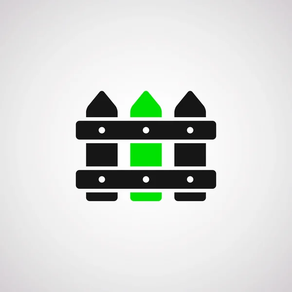 フェンス icon.vector 図. — ストックベクタ