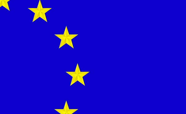 Illustration vectorielle du drapeau de l'Union européenne . — Image vectorielle