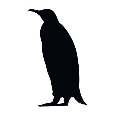 Ayakta duran bir kral penguen figürü