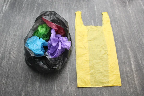 Jedes Jahr Juli Ruft Der Internationale Tag Der Plastiktütenfreiheit Dazu — Stockfoto