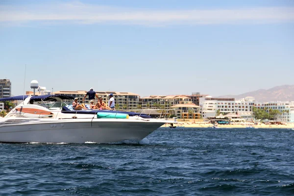 Small Boat Sea Cortez Gulf California Baja California Sur Peninsula — Stock Photo, Image