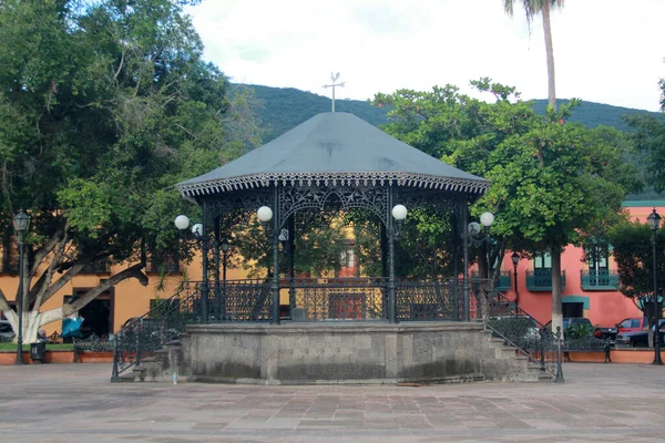 Franciscaanse Missie Het Centrum Van Magische Stad Jalpan Serra Sierra — Stockfoto