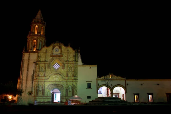 Misión Franciscana Centro Mágica Ciudad Jalpan Serra Sierra Gorda Quertaro — Foto de Stock