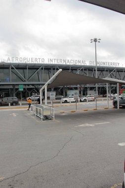 Monterrey, Nuevo Leon, Meksika - 27 Temmuz 2025: Monterrey Generali Mariano Escobedo Uluslararası Havalimanı MTY, Nuevo Leon 'un en modern havaalanlarından biridir.