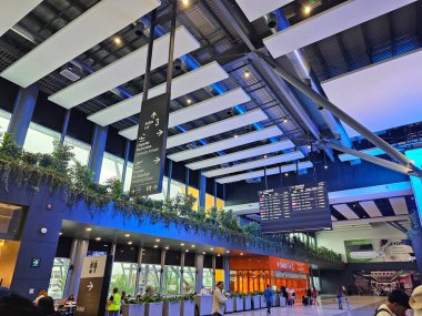 Monterrey, Nuevo Leon, Meksika - 27 Temmuz 2025: Monterrey Uluslararası Havalimanı, Nuevo Leon, Meksika