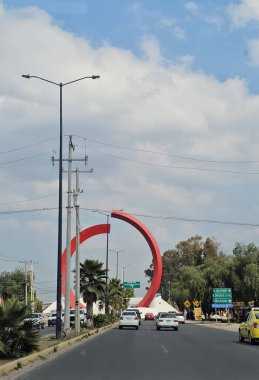 San Jose Iturbide, Guanajuato, Meksika - 30 Kasım 2025 Meksika 'nın Guanajuato eyaletindeki San Jose Iturbide şehrine giriş.