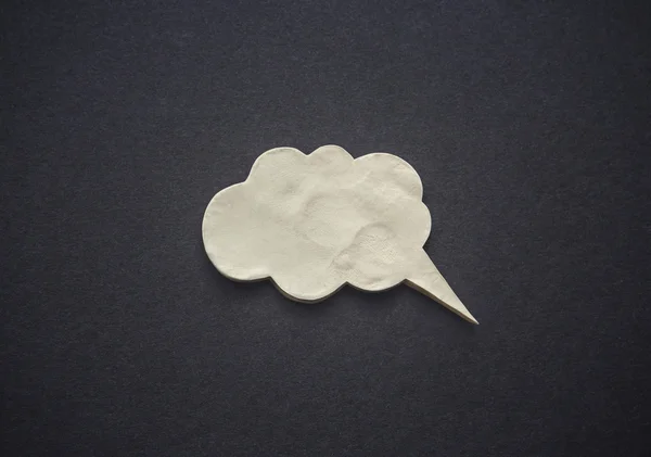 Konuşma balonu hamuru veya kil