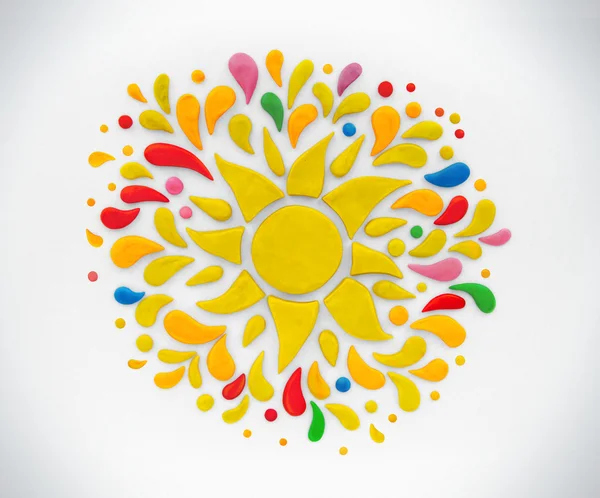 Hamuru dekoratif güneş