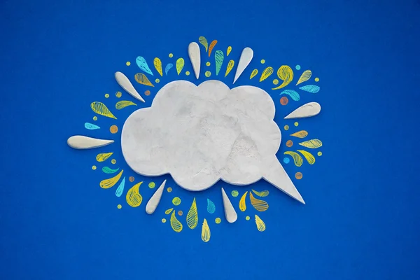 Konuşma balonu hamuru veya kil