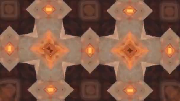 Dessin Vidéo Psychédélique Abstrait Kaléidoscope Mouvement Pour Méditation Diffusé Dans — Video