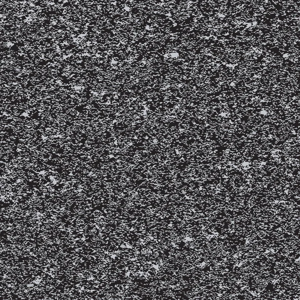 Weißes Rauschen auf schwarzem Hintergrund — Stockvektor