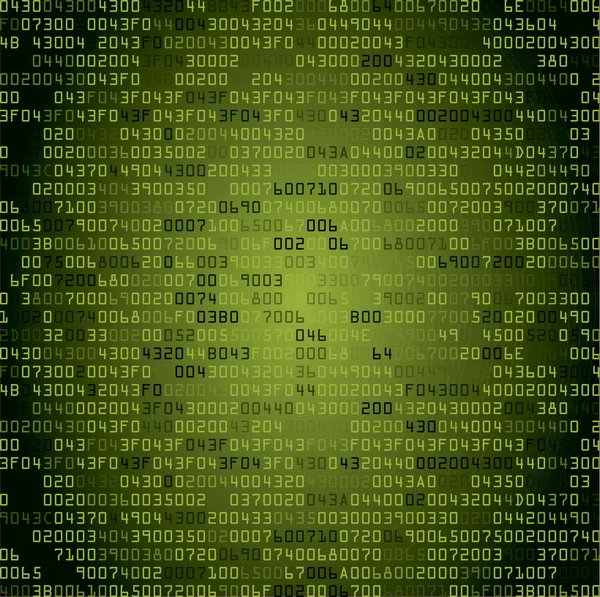 Green security background with HEX-code — Stock Vector